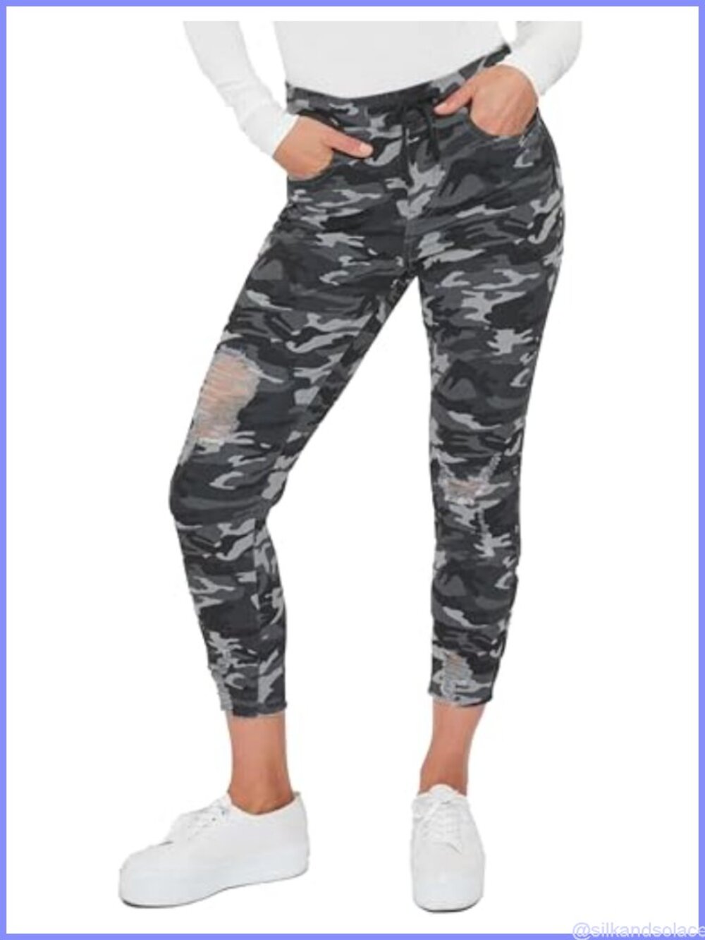 Petite High Rise Jogger Relaxed Fit Ankle Sweatpants with Pockets